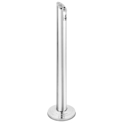 Classic Stainless Steel Cylinder Ashtray Windproof Stand for Cigarette Ash Bin Metal Smoking Accessories