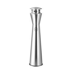 Stainless Steel Ashtray Outdoor Smoking Cigarette Bin Ashtrays Bin Modern Design Street Use Floor Standing Ashtray