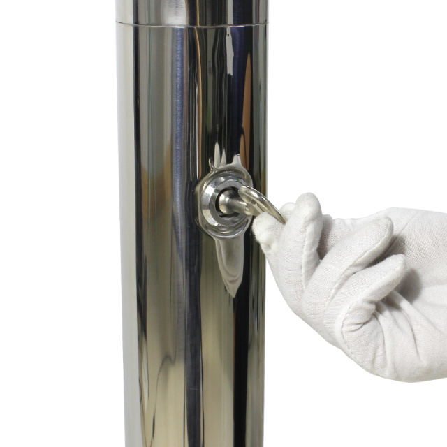 Outdoor Ashtray Windproof Stainless Steel Cigarette Butt Collector Smoke Ash Floor Standing Ashtray