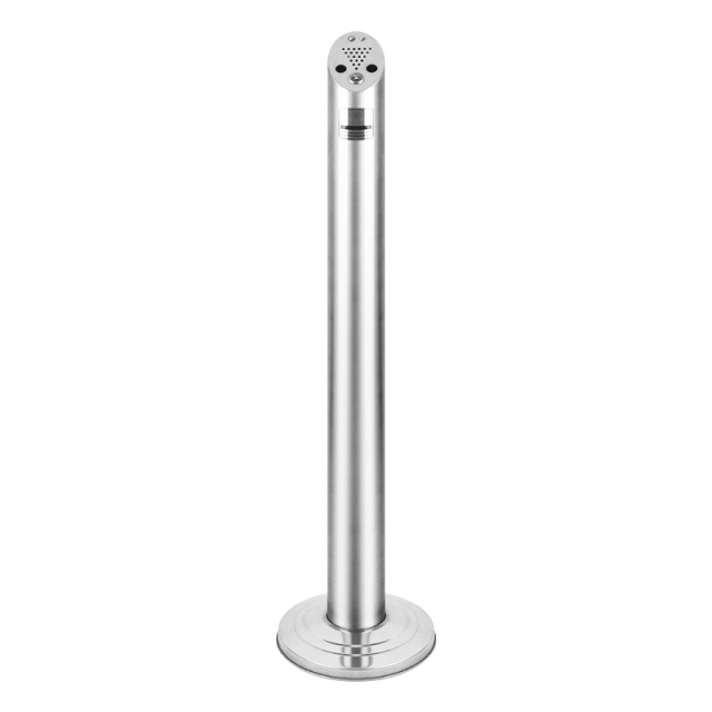 Classic Stainless Steel Cylinder Ashtray Windproof Stand for Cigarette Ash Bin Metal Smoking Accessories