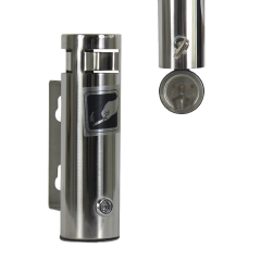 Stainless Steel Ashtray Commercial Wall Mounted Outdoor Cigarette Butt Receptacle Box