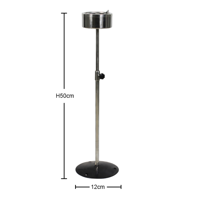 Floor Standing Ashtray 304 Stainless Steel Adjustable Ashtray Hotel Outdoor Cigarette Bin Smoking Are Metal Ashtray