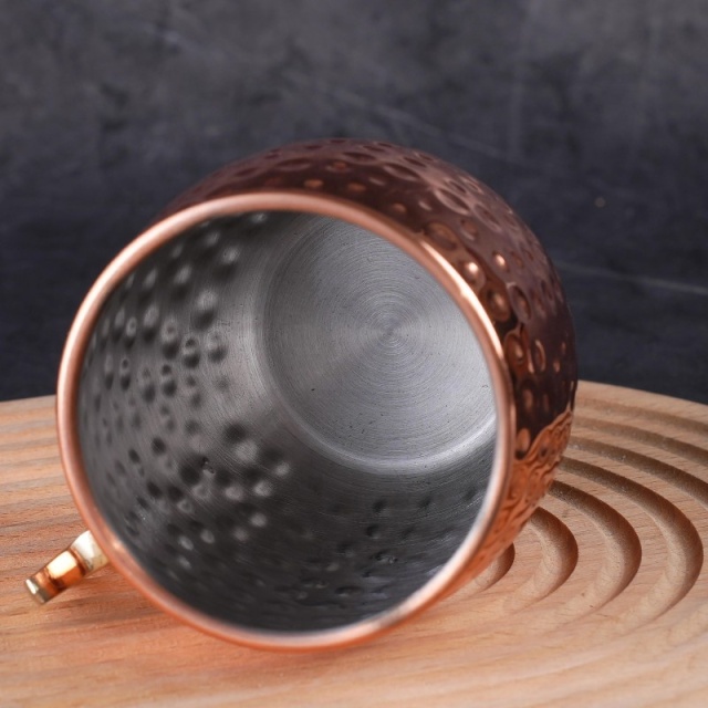 Personalized Moscow Hammered Mule Mug Stainless Steel Metal Hot/Cold Beer Cup Sublimation Copper Plated for Party Gifts Wedding