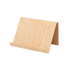 Minimalist Birchwood Tablet Stand - Clear Varnished Wood Holder for iPad & E-Readers  Handcrafted Birch Wood iPad Stand - Smooth Varnished Tablet Cradle for Desk & Kitchen Portable Birchwood Tablet Holder - Universal Wooden Stand