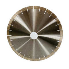 Custom Continuous Rim Diamond Saw Blade for Granite Stone & Concrete – Model AGBLU-14