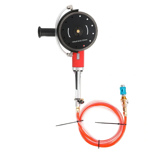 Speedone ELA-606-06L 6" Air Wet Angle Grinder – 10000RPM Cutter for Diamond Blades & Cup Wheels