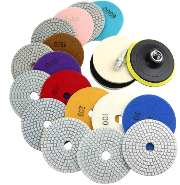 Speedone Diamond Sponge Polishing Pad – 3-Step System for Concrete & Stone, OBM Customizable