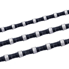 High Quality Profile Diamond Wire Saw for Soft Granite & Mixed Cutting | Speedone PWS | OEM/ODM 8.8mm Plastic Fastening