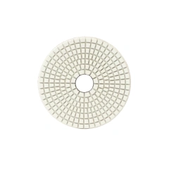 White Abrasive Polishing Pads Set for Granite & Marble Countertops | Speedone WWP03 | OEM/ODM Round Pads Grit 50#–3000#