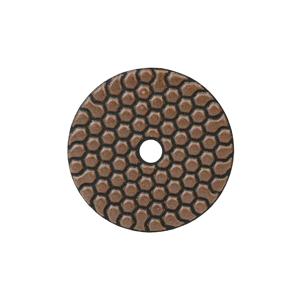 Speedone DP03 3-Inch Dry Polishing Pads for Granite & Marble | Grit 50#–3000# | Round Stone Polishing Pads | OEM & ODM Available