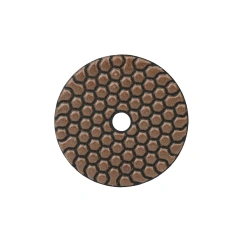 Speedone DP03 3-Inch Dry Polishing Pads for Granite & Marble | Grit 50#–3000# | Round Stone Polishing Pads | OEM & ODM Available