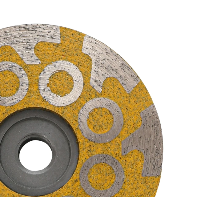 Speedone 4in Resin Filled 8-Tooth Cup Wheel for Stone Surface Grinding