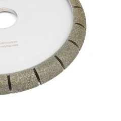 Speedone V-Type Electroplated Profile Wheel 300mm for Stone Cutting