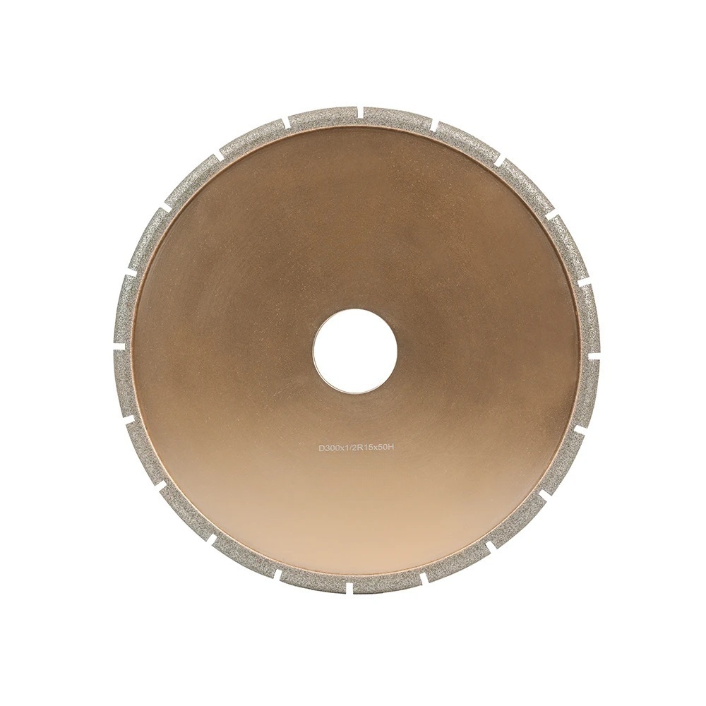 Speedone V-Type Electroplated Profile Wheel 300mm for Stone Cutting