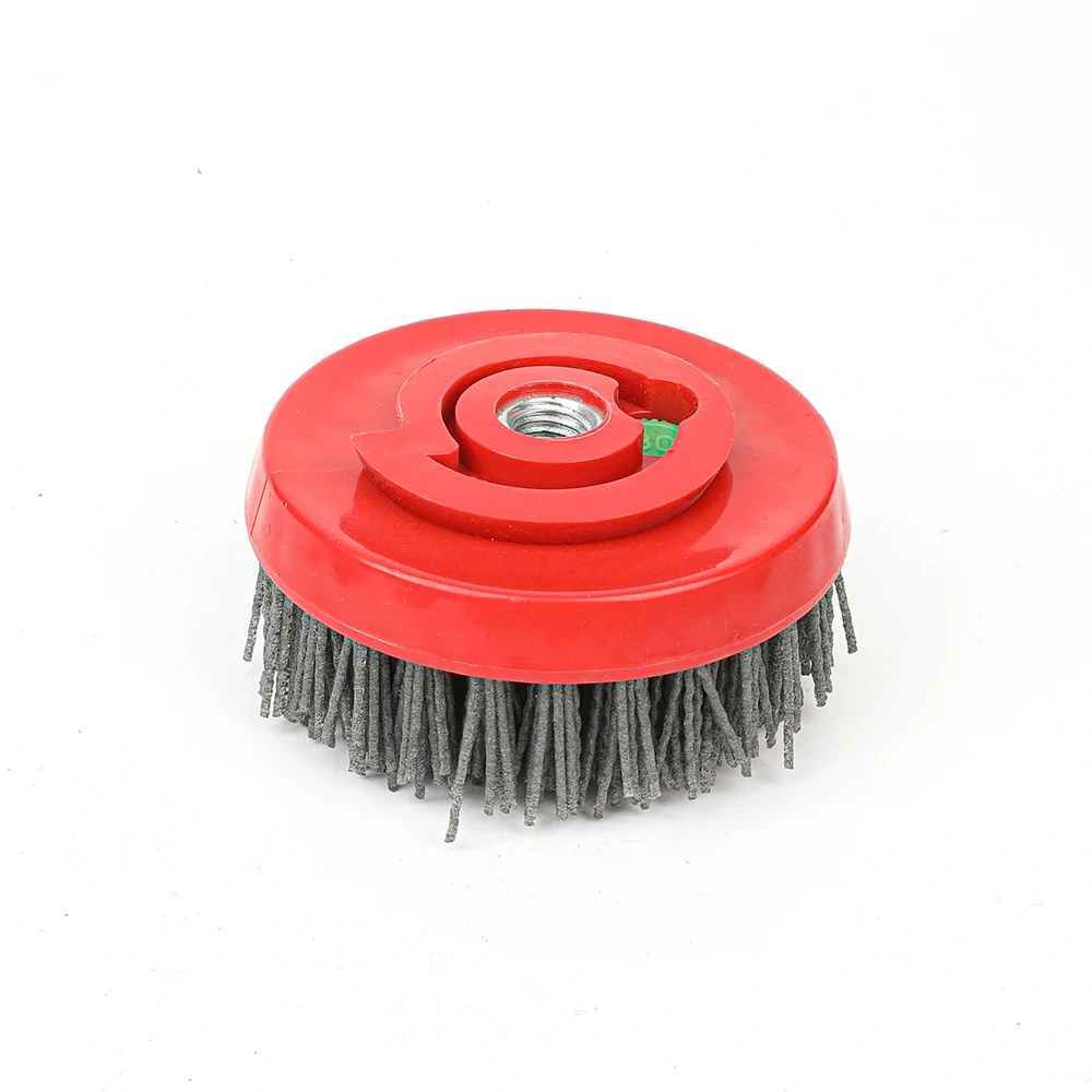 Speedone 200mm Round Antiquing Brush for Stone Finish Polishing