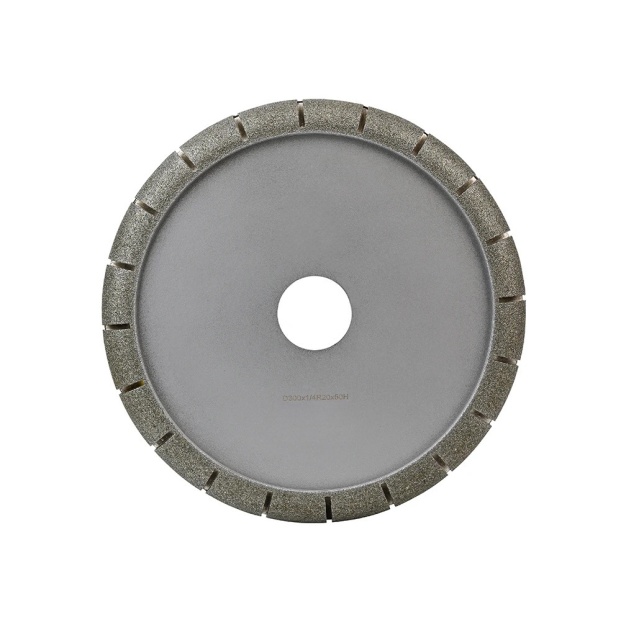Speedone V-Type Electroplated Profile Wheel 300mm for Stone Cutting