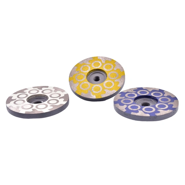 Speedone 4in Resin Filled 8-Tooth Cup Wheel for Stone Surface Grinding