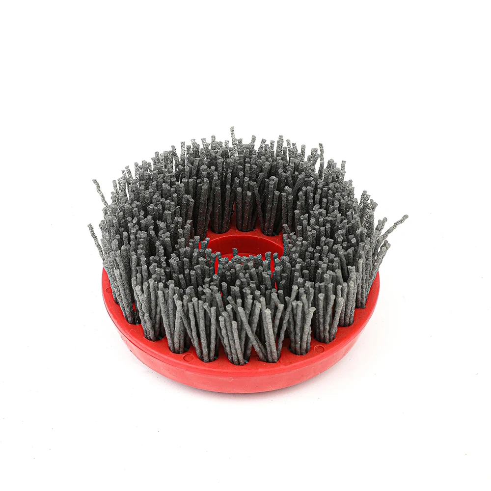 Speedone 200mm Round Antiquing Brush for Stone Finish Polishing