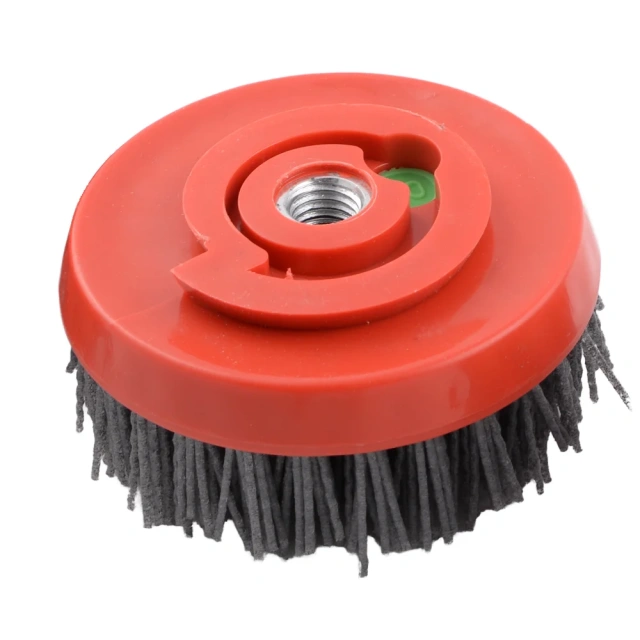 Speedone 200mm Round Antiquing Brush for Stone Finish Polishing