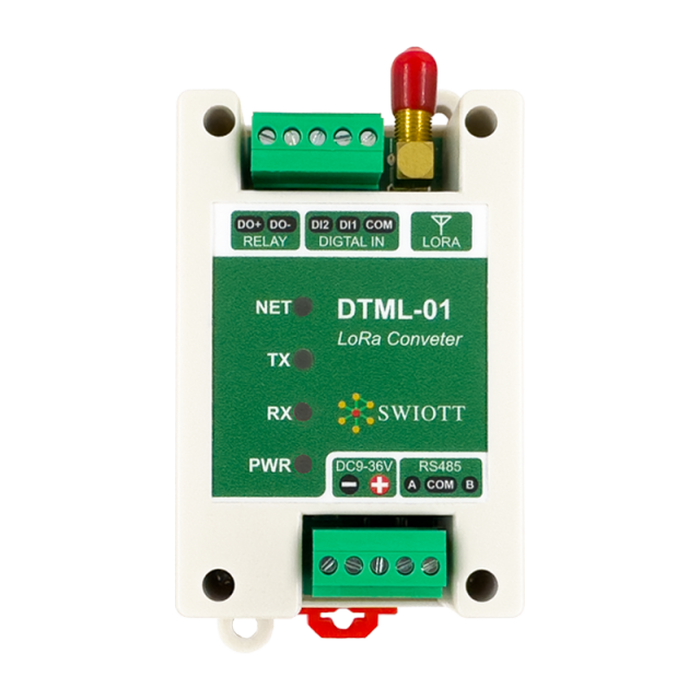 DTML-01 RS485 Industrial LoRa Converter DTU Modem Data Transmission