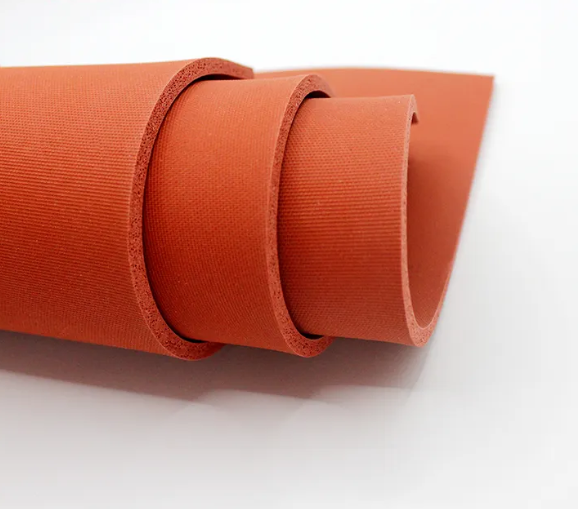Red-brown anti-aging silicone foam roll 