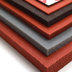 Grey red-brown dark-brown textured silicone foam