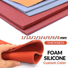 various thickness texured silicone foam