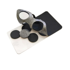 Custom-shaped self-adhesive silicone foam die-cut parts - perfect for industrial equipment gasketing