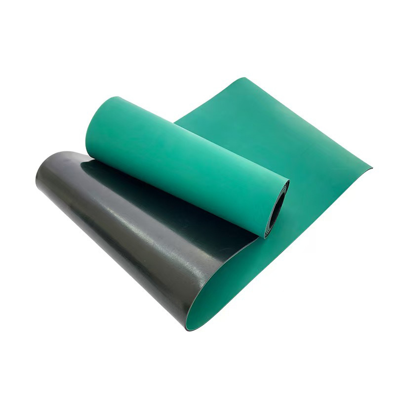 Static-dissipative silicone mat for electronics
