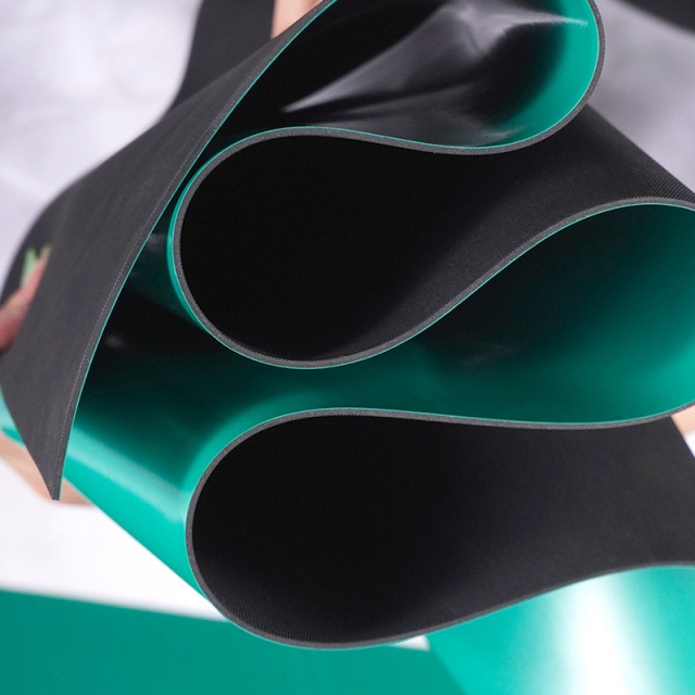 Static-dissipative silicone mat for electronics