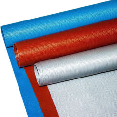bule/brown/gray fiberglass cloth silicone foam sheet 