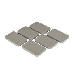 Gray Rectangle silicone foam piece