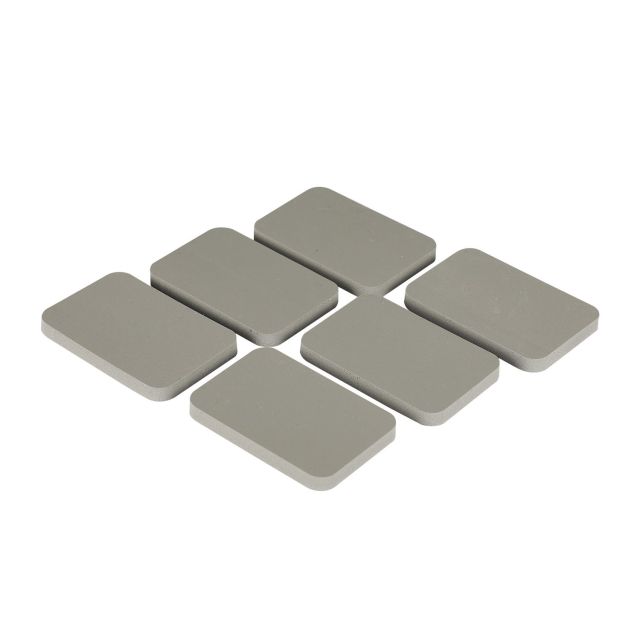 Gray Rectangle silicone foam piece
