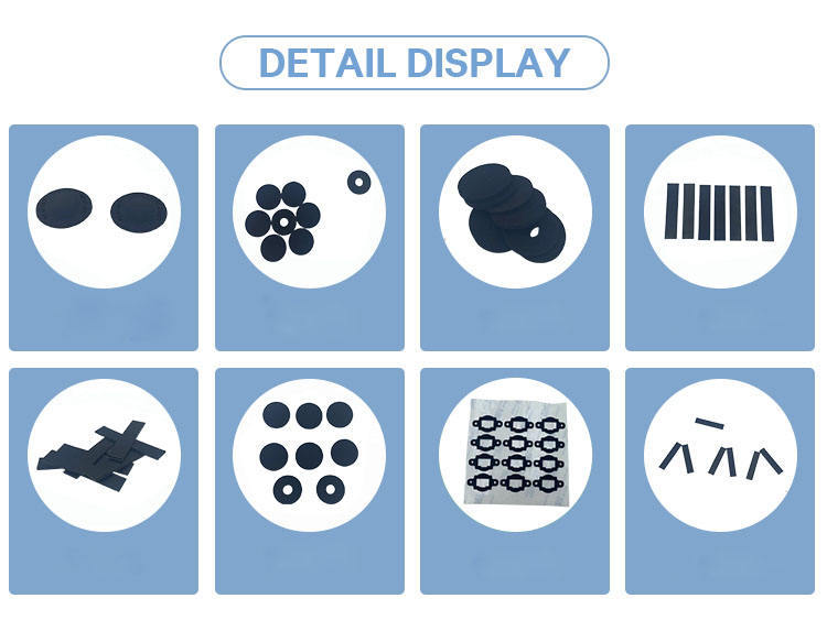 various shapes of foam die cutting