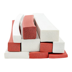 Custom High Temperature Silicone Foam strip for Industrial Sealing