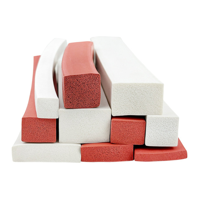 Custom High Temperature Silicone Foam strip for Industrial Sealing
