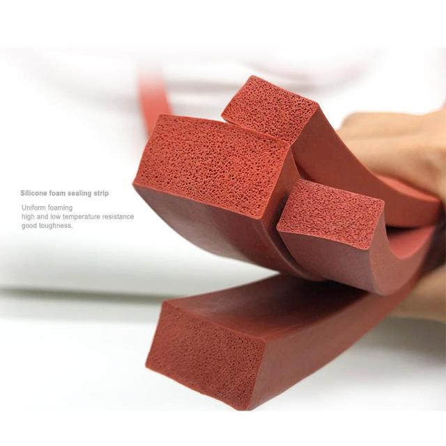 Custom Silicone Foam Strips for Sealing & Insulation