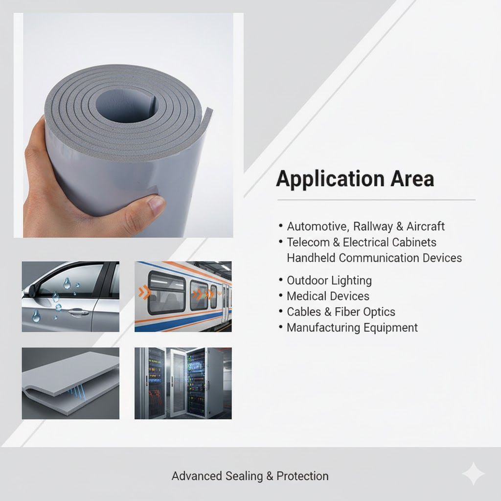 Food Grade Silicone Foam Pad | UL94 V-0 Flame Retardant Silicone Foam