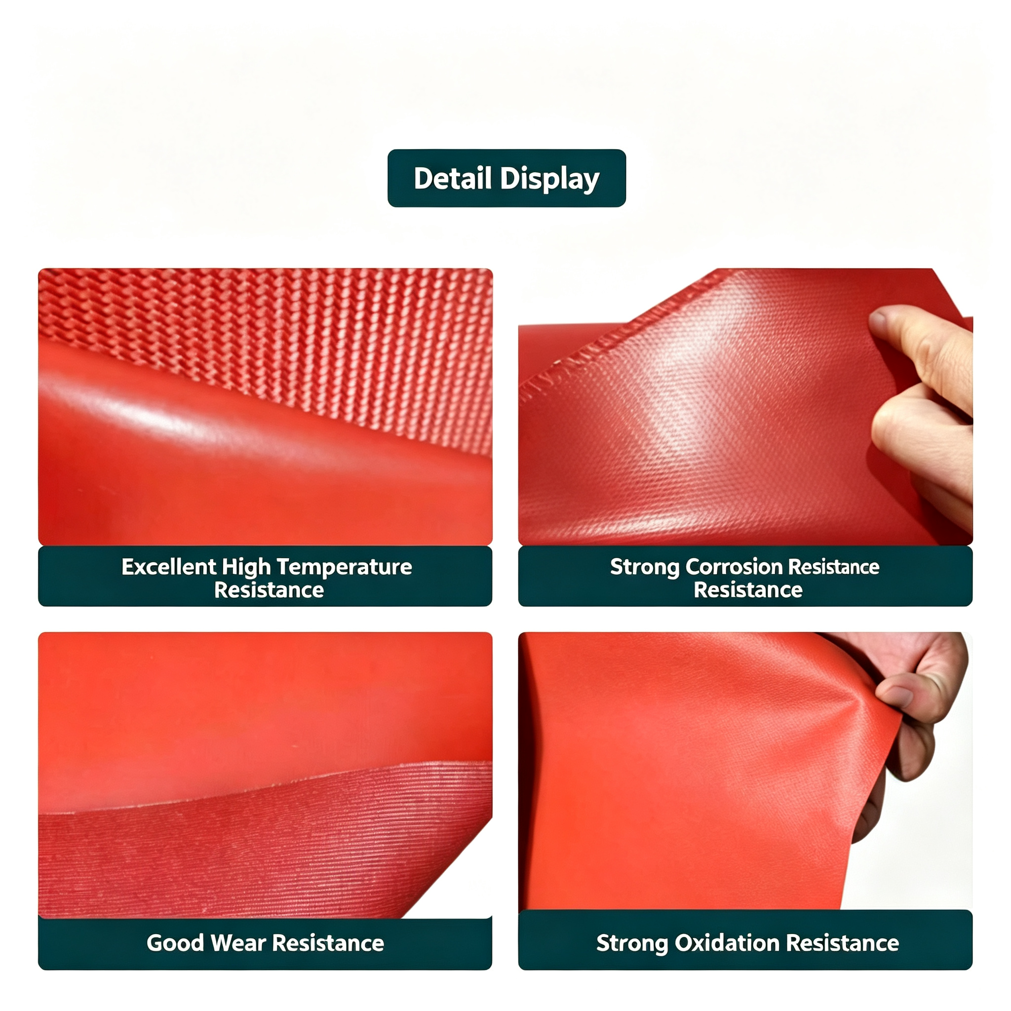 Silicone coated fiberglass fabric roll