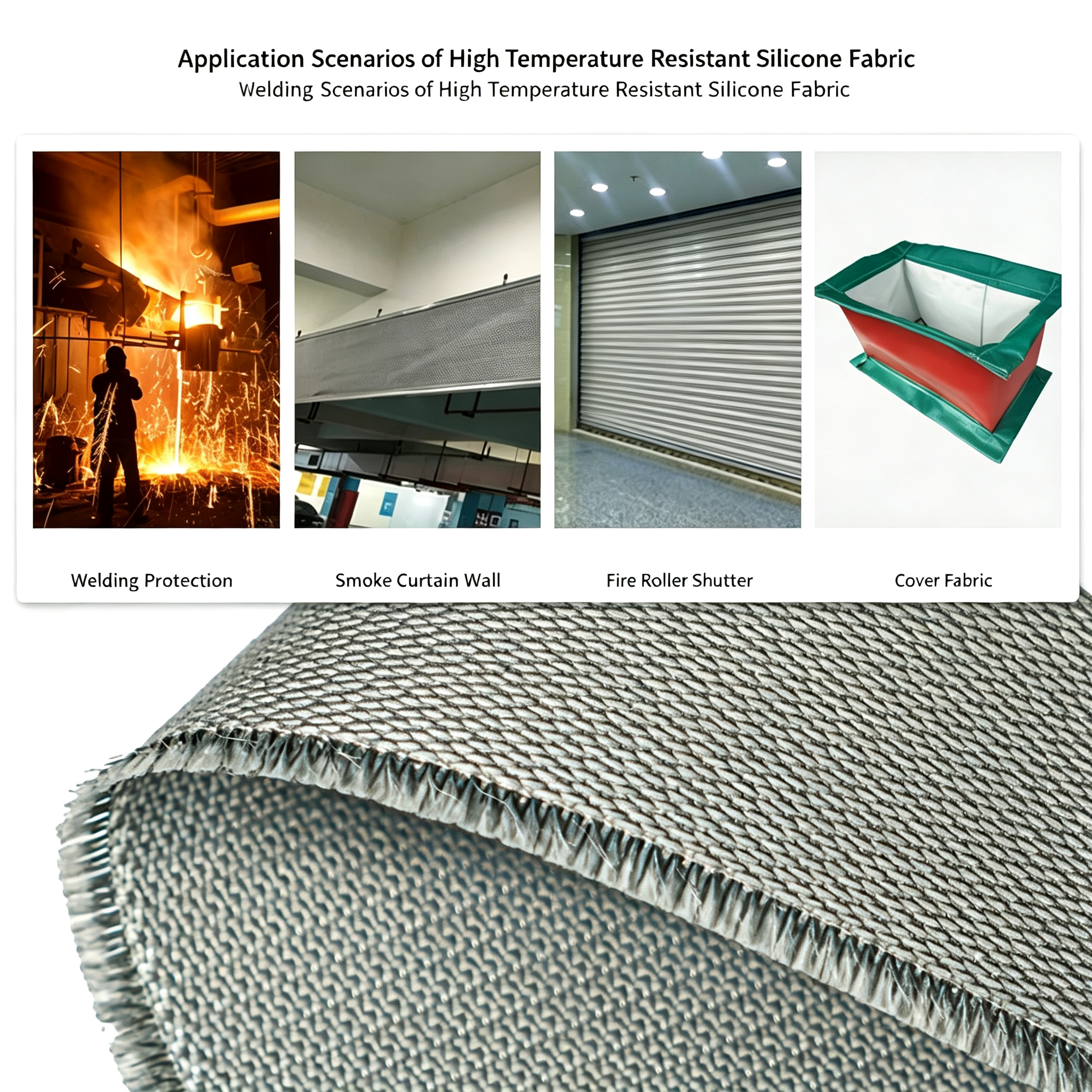 Silicone coated fiberglass fabric specifications