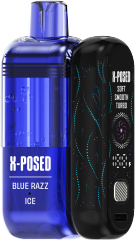 X-POSED 35K Disposable KIT-Blue Razz Ice