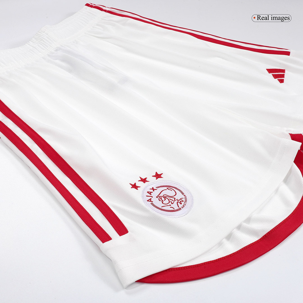 23-24 Ajax Home Soccer Shorts