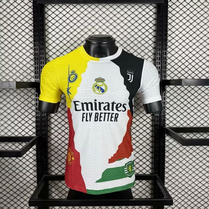 Cristiano Ronaldo Commemorative Edition Kit Soccer T-Shirt Player Version