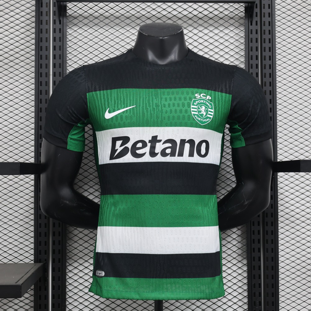 24-25 Sporting CP Home Soccer Jersey Player Version