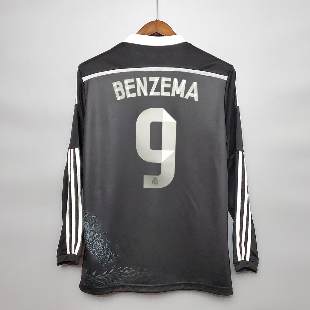 2014/15 Real Madrid Ronaldo#7 Third Away Retro Jersey Long Sleeve