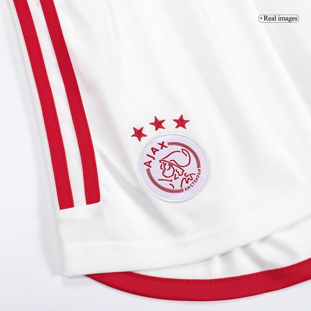 23-24 Ajax Home Soccer Shorts
