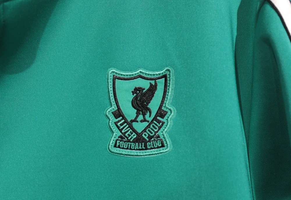 25-26 Liverpool FC Zipper Sweat Terrace Icons Track Kit(Top+Pants) Green