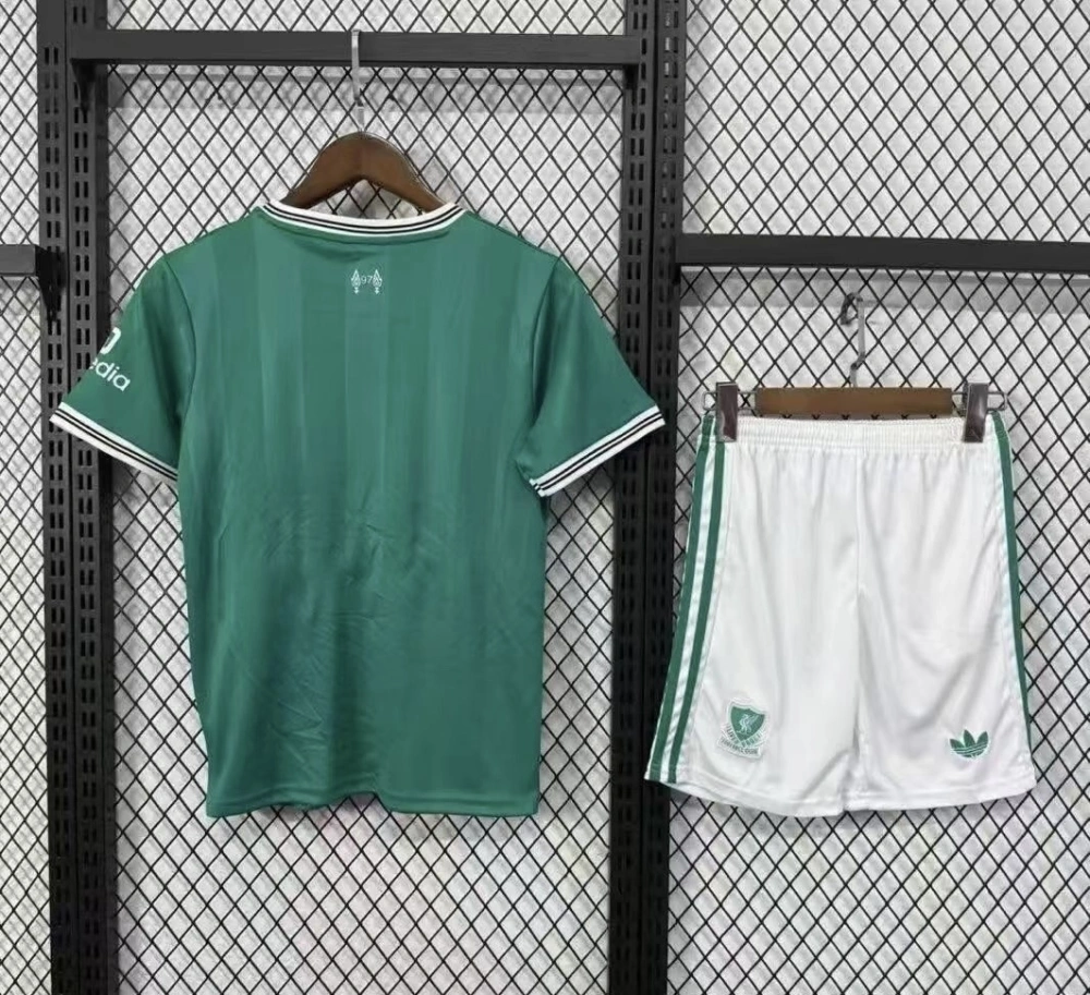 25-26 Liverpool Away Football Kids Kit Jersey+Shorts