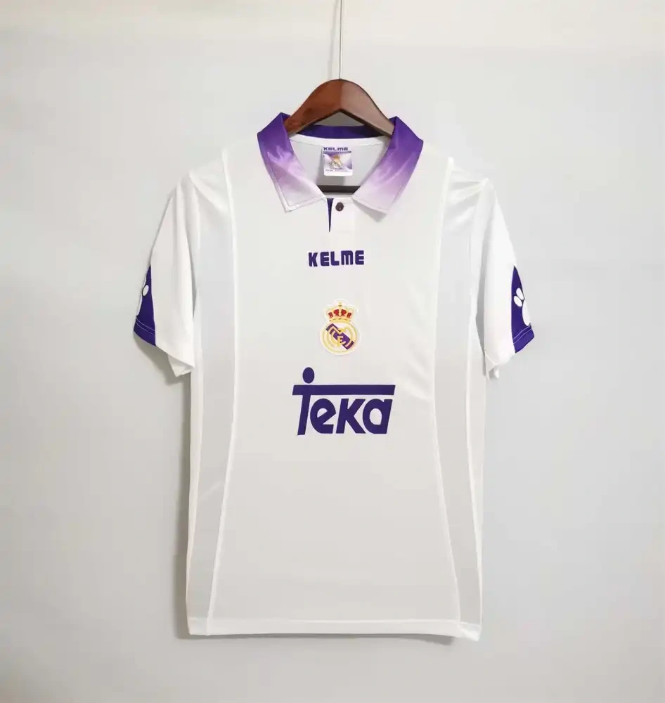 1997-98 Real Madrid Home Retro Jersey