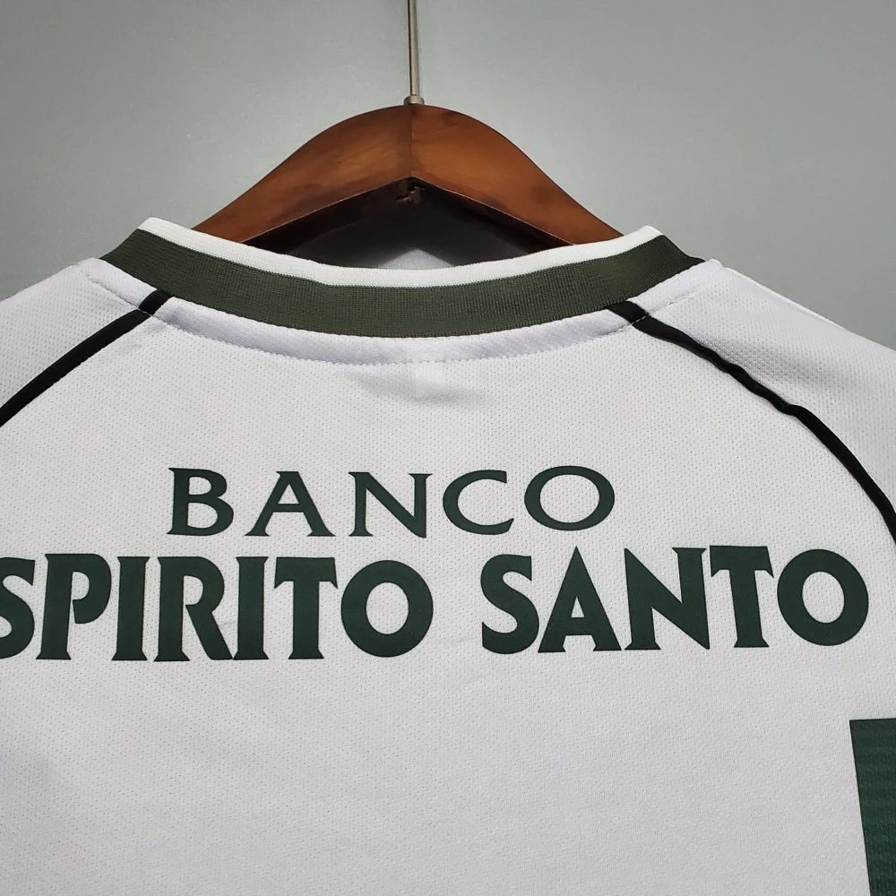 C.RONALDO #28 Sporting CP Home Retro Jersey 2002/03